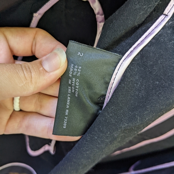 Express woman's nylon belted french coat, looks NWOT - Picture 11 of 12